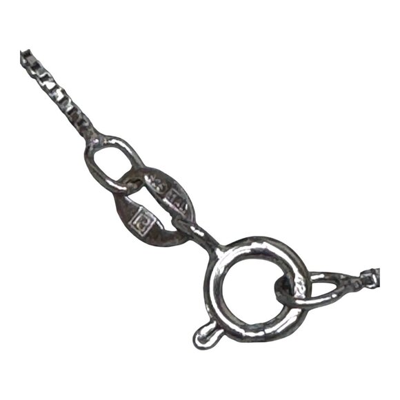 Spring Pink Sapphire & CZ Butterfly Pendant Necklace 925 Sterling Silver 18" - Picture 3 of 10